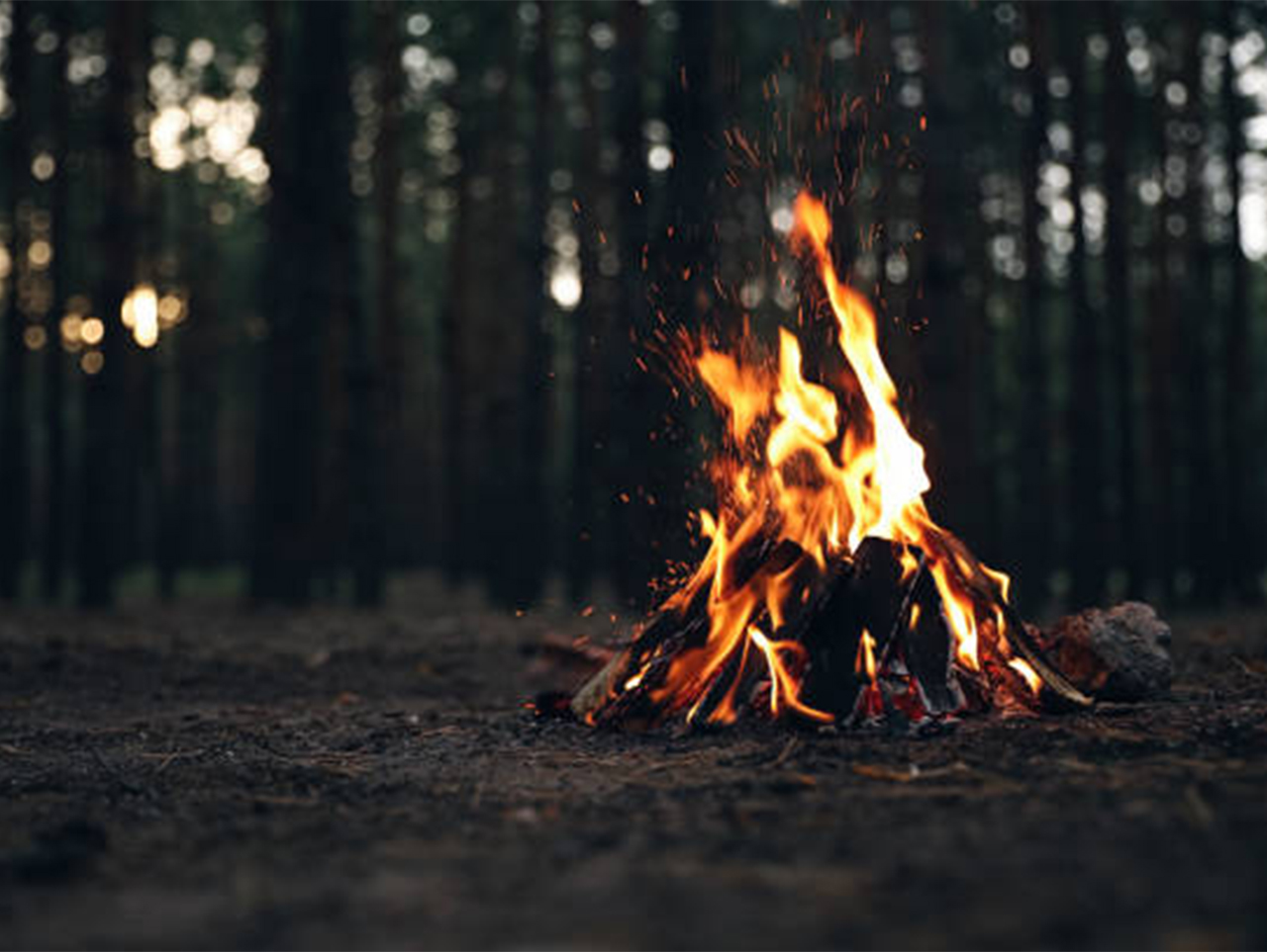 camp-fire